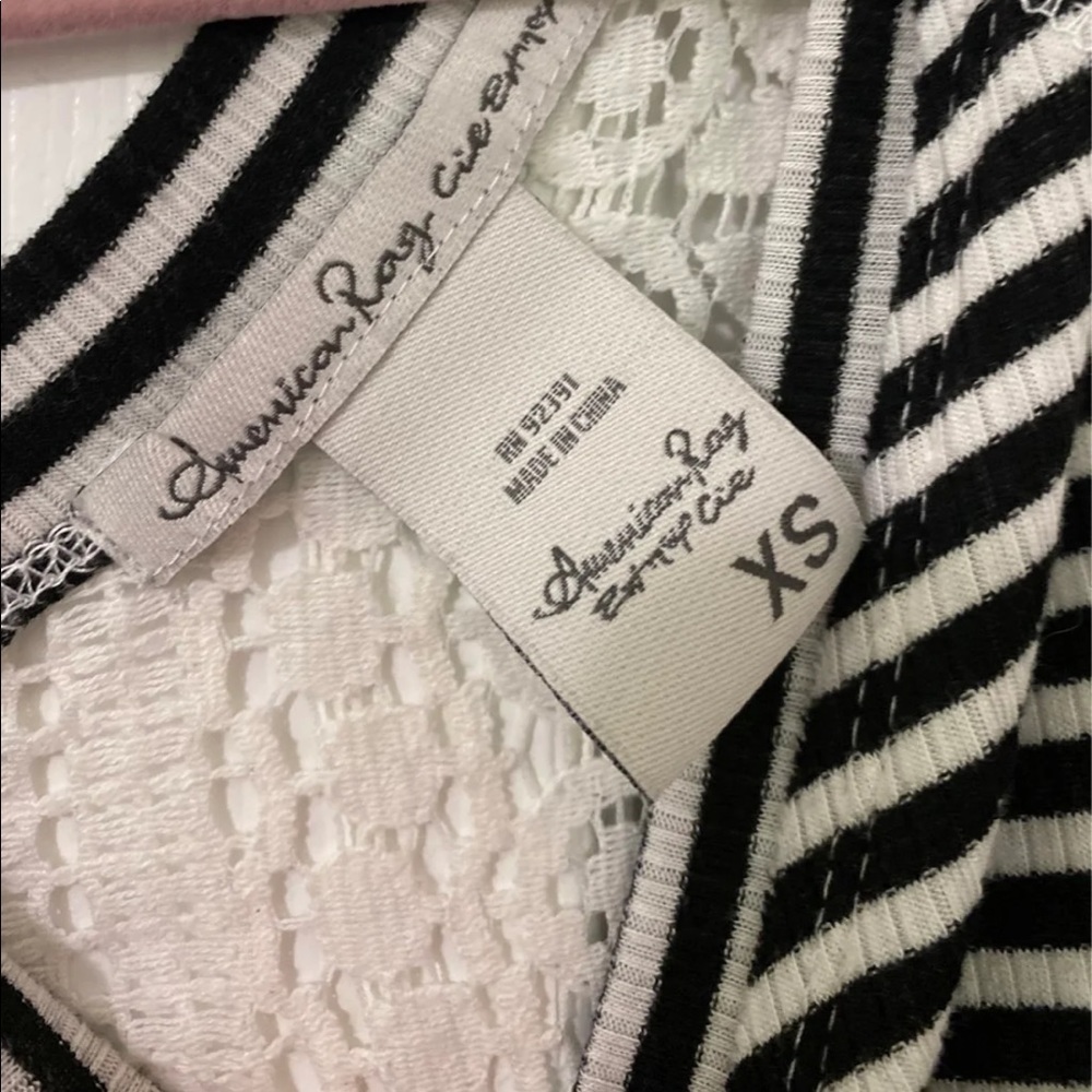American Rag Cie Striped Tank - Picture 2 of 4